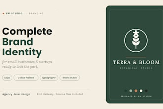 create a complete brand identity for your small business or startup