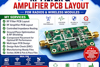 design rf filter and amplifier pcb layout for radios and wireless modules