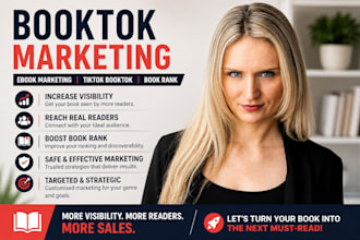 do booktok promotion booktok marketing  ebook marketing tiktok booktok book rank
