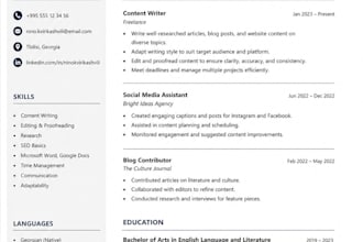edit and proofread your CV and essays in perfect english