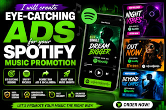 create ads for your spotify music promotion