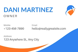 create unique luxury business card design