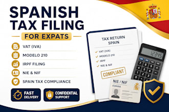 handle spanish tax filing vat nie nif modelo 210 irpf for expats