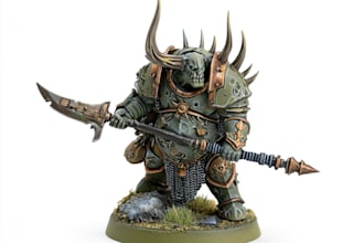 do paint anime figure, miniature, warhammer