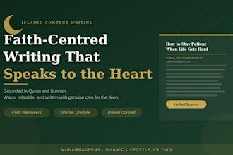 islamic lifestyle and faith content for muslim brands