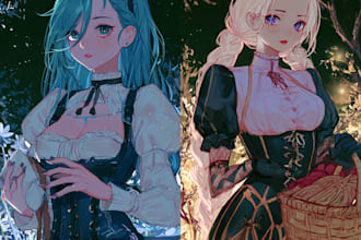 create custom sfw and nsfw anime ai character design