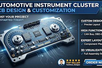 create instrument cluster pcb for automotive applications