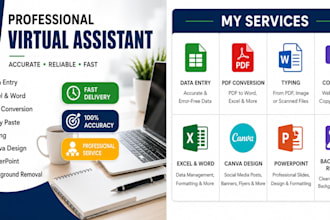handle your data entry, typing, and file conversion