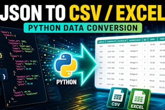 convert and flatten json to CSV or excel with python