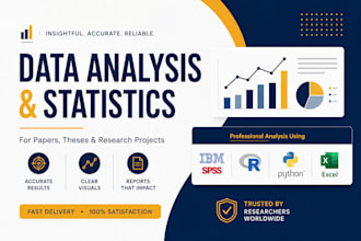 perform statistical data analysis with spss, r, or python