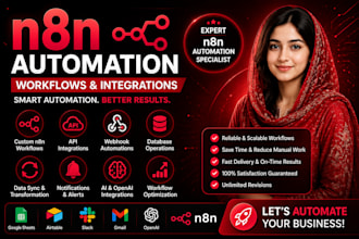 develop n8n automation, n8n workflow, ai automation, or n8n ai agent