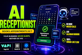 build custom vapi ai voice agent, retell ai receptionist, or voice bot
