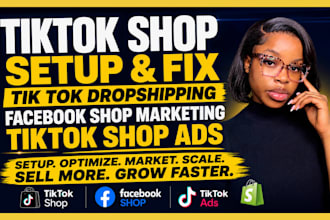 do tiktok shop setup, fix tik tok dropshipping ig facebook shop tiktok shop ads