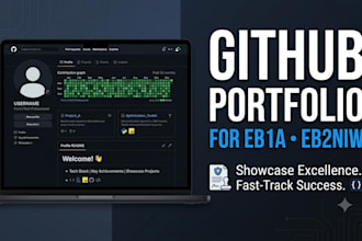 build an impressive github portfolio for your eb1a eb2niw petition