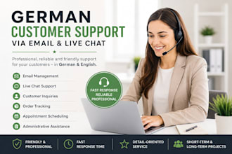 provide german customer support via email and chat
