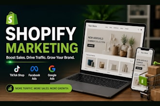 shopify marketing to boost shopify sales, ecommerce marketing shopify promotion