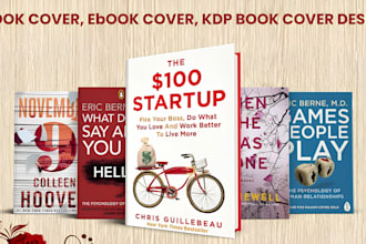 do professional business cover, non fiction and self help kindle cover design
