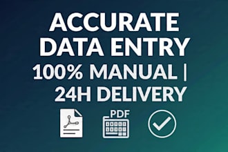 accurate data entry, web research, excel and copy paste jobs fast