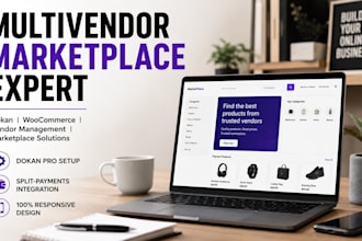 build and develop mutivendor ecommerce markeplace website using dokan pro