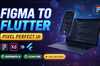 convert your figma design to a pixel perfect flutter app UI