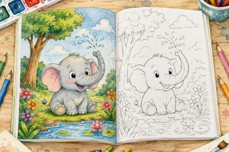 dein malbuch KDP malbuch und kinder malbuch mit malbuch