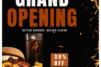 design modern flyers and poster in photoshop