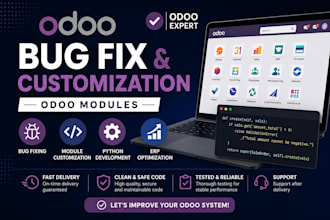 fix odoo bugs and customize odoo modules