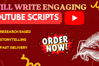 write engaging youtube documentary and storytelling scripts