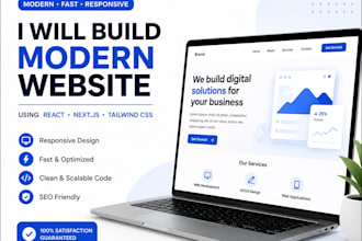 build a modern responsive website