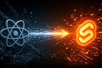 convert your react or next js app to a fast svelte or sveltekit application