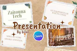 design a modern canva presentation design educational desk