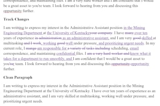 proofread and edit your resume and cover letter