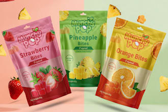 do product packaging design, product label design, box label, pouch label design