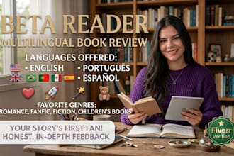 beta reading and detailed feedback on you manuscript