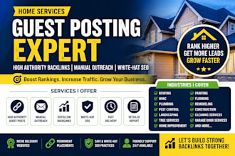 do home services guest posting