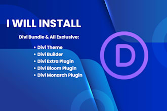 install divi theme and divi bundle with lifetime API key