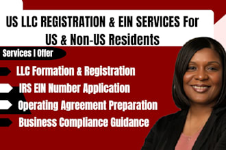 do llc registration, llc formation, get ein number for residents, non residents