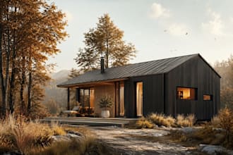 design modern tiny house floor plan for small space living