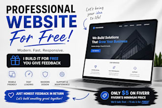 make a free website for you