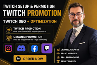 professionally promote your twitch channel for more exposure
