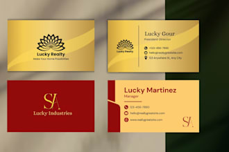design elegant and minimalist business cards