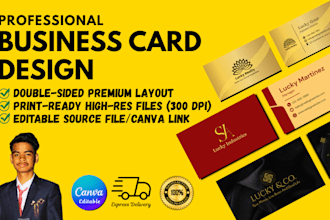 design elegant and minimalist business cards