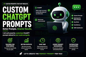 create custom chatgpt prompts for your business