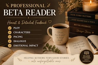 beta read your manuscript