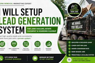 leads generation system for junk hauling, estate cleanout and hoarding cleanup
