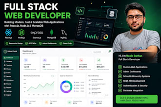 build a modern react js and node js web applications