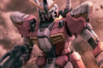 do retro mecha or scifi gundam art