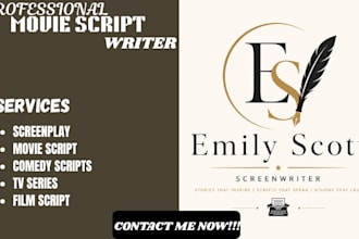 write and edit engaging scripts, screenplays, TV and comedy scripts