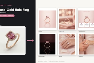 create professional ecommerce product catalog images