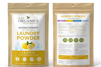 design food, coffee, snack pouch packaging professionally